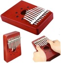 KALIMBA INSTRUMENT AFRYKAŃSKI PIANINO 10 KLAWISZY DREWNIANY DUŻY