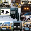 4'' ФАРА РОБОЧИЙ СВЕТОДИОДНЫЕ 12 V 24 V OFFROAD FLASHLIGHT ДЛЯ JEEP SUV ЭКСКАВАТОРА  фото 6