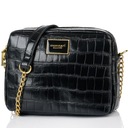 СТЕГАНАЯ СУМКА MESSAGE, ЧЕРНАЯ MONNARI