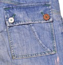 DIESEL spodnie BLUE jeans DIRTY ZIPPED _ W28 L32 Szerokość w pasie 39 cm