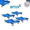 Комплект из 4-х маневровых тележек-тележек передвижной мастерской для автомобиля Bituxx