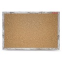 ПРОБКОВАЯ доска в рамке ЛОФТ 60х40 см.