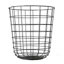 Меню WIRE by NORM Высокая проволочная корзина - черный