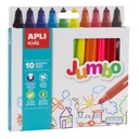 Фломастеры Apli Kids Jumbo - 10 цветов 16804