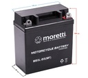 Akumulator motocyklowy 5Ah MB5L-BS GEL MORETTI