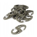 SZEKLA KARABIŃCZYK S-HOOK MIL-TEC 10 SZT. OLIVE