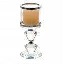 ПОДСВЕЧНИК GLAMOUR DIAMOND СТЕКЛЯННЫЙ 14,5 СМ