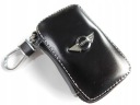 Красивый чехол - кольцо для ключей MINI COOPER из натуральной кожи