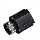 ENDING GRADUATION FIBERS CARBON CAR ACCESSORY INLET 63 MM 101 MM  photo 8