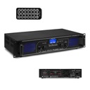 Wzmacniacz dla DJa 4000W BT USB SD LED EQ Fenton