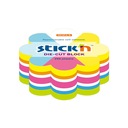 Блокнот-цветок с наклейками STICK'N Neon MIX 250 карт