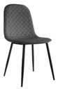 KRZESŁO WELUROWE NOWOCZESNE TAPICEROWANE PIKOWANE ELEGANCKIE TRWAŁE