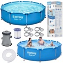 Каркас садового бассейна 10 в 1, фильтр-насос 366x76 см