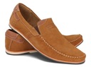 МУЖСКИЕ МОКАСИНЫ ПОВСЕДНЕВНЫЕ КОЖАНЫЕ 876R CAMEL 47