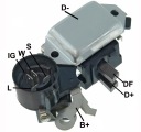РЕГУЛЯТОР НАПРУГИ 14V HITACHI: LR160412B OPEL ASTRA 1.7 CORSA B 1.5  фото 8