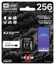 GoodRam pamäťová karta IRDM 256GB microSD UHS-I U3 A2 V30 s adaptérom Adaptér v sade Áno