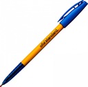 Синяя традиционная офисная шариковая ручка OFIX Standard 0,7 мм с клипом, на масляной основе