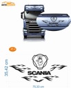 НАКЛЕЙКИ SCANIA НАКЛЕЙКА ДЛЯ КАБИНЫ ГРУЗОВИКА МОДЕЛЬ 23