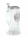 Pivný pohár 16766 &quot;Jeleň&quot; sklo/cín, ako darček Štýl štylizované