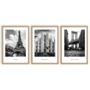 ПЛАКАТЫ А4 НАБОР ГОРОДОВ МЕДИОЛАН ПАРИЖ НЬЮ-ЙОРК