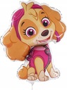 ФОЛЬГОВЫЙ ШАР СОБАКА РОЗОВЫЙ PAW PATROL SKYE HEL 82 СМ