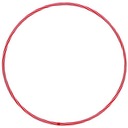 Kruh veľký hula-hop obruč 80cm obruč gymnastický kruh na cvičenie