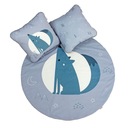 Welurowa Mata do zabawy Wilk