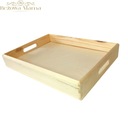 Открытый поднос сосна 40х30х7