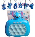 POP IT GRA ELEKTRONICZNA ANTYSTRESOWA ZRĘCZNOŚCIOWA LILO STICH + BRELOK 3D