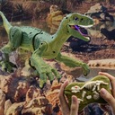 Dinosaurus Velociraptor diaľkovo ovládaný diaľkový ovládač port usb zvuky QX020 Efekty zvukové LED podsvietenie mobilné svetelné