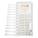 НАСАДКИ ДЛЯ БАЛЕРИНЫ 240 ШТ МОЛОЧНЫЕ + РЕЗИНОВАЯ ОСНОВА