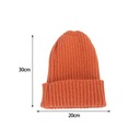 Čiapky Zimné Outdoorové čiapky Slouchy Orange Hlavná tkanina akryl