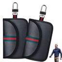 ЧЕХОЛ ДЛЯ КЛЮЧА СИГНАЛЬНЫЙ ЗАМОК КЛЕТКА ФАРАДЕЯ БЕЗКЛЮЧЕВАЯ ПРОТИВОУГОННАЯ 2 EL