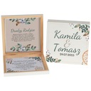 ДЕРЕВЯННАЯ КОРОБКА-ПРИГЛАШЕНИЕ ДЛЯ РОДИТЕЛЕЙ НА СВАДЬБУ BOHO WEDDING Z2
