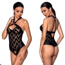 Боди Passion Hima черного цвета 2XL/3XL