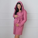 Pohodlný župan pre mamičku do nemocnice na pôrod univerzálna kapucňa ružová EAN (GTIN) 5906068270469