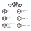 ЇЗДОВИЙ ШТОВХАЧ ТРАКТОР JCB ДЛЯ ВІДШТОВХУВАННЯ ДЛЯ ДІТЕЙ ОРИГІНАЛЬНИЙ ЗА ЛІЦЕНЗІЄЮ