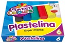 Plastelína 6-kol. Sweet Colours, Koma Plast Značka Sweet Colours