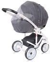 Mio bebe LARGE+ МОСКИТНАЯ СЕТКА для коляски и гондолы, СЕРЫЙ +