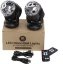 2 шт. вечерние диско-светильники с портативным освещением с дистанционным управлением