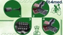 Велосипедні Ланцюги Безпеки Fit4Med Чорний Увійти