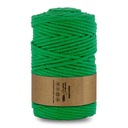Нитка WAS плетеная хлопковая 5мм, 100м, зеленая