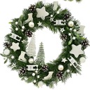 РОЖДЕСТВЕНСКИЕ УКРАШЕНИЯ ВЕНОК СОЗДАНИЕ ВЕНКА РОЖДЕСТВЕНСКАЯ ЕЛОЧНАЯ КОМПОЗИЦИЯ РОЖДЕСТВЕНСКИЕ ШАРЫ