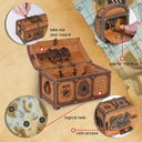 Hlavolam Escape Room Truhlica Pokladov Drevené Puzzle Box 3D Wooden.City EAN (GTIN) 5905488790144