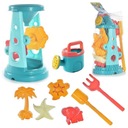 MŁYNEK Z SITKIEM + FOREMKI KONEWKA SZPADEL ŁOPATKA 8 EL