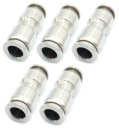 ПРЯМОЙ МЕТАЛЛИЧЕСКИЙ ПНЕВМАТИЧЕСКИЙ БЫСТРОСОЕДИНИТЕЛЬ 4 мм x 5 шт.