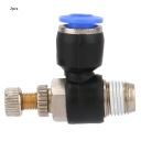 2PCS REGULATOR SPEEDS FLOW AIR TUBE VALVE PNEUMATIC REGULATOR PIPES SL6-01  photo 5
