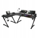 Угловой игровой компьютерный стол Huzaro