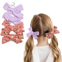 НАБОР ДЕТСКОЙ СКУДКИ, БАНТ, ЦВЕТЫ, ФИОЛЕТОВЫЙ