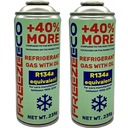 ГАЗ ДЛЯ КОНДИЦИОНИРОВАНИЯ ВОЗДУХА Картридж переменного тока FreezeEco Clima Fix Set R134a 400 мл x2